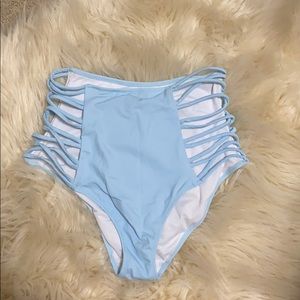 Pink/Victoria Secret High Waisted Swimsuit Bottoms